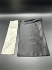 Genuine Gucci Pouch Case And Cleaning Cloth For Sunglasses  Microfiber Black