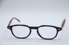 New Karden Black Tort Temples Authentic Designer Eyeglasses 54-17
