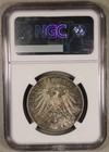 1909 A Prussia Germany Silver 3 Mark Uncirculated Ngc Ms63