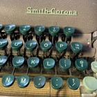 Vintage Smith Corona Clipper Manual Typewriter W tweed Travel Case    as Is    