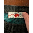 Vintage Glenlivet Scotch Whiskey Argyle Knit Sweater 3 Strikes Ny 80s Teal Retro