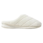 Dearfoams Women s Memory Foam Slipper Cream M  7-8   L  9-10 