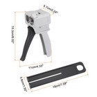 50ml Manual Ab Epoxy Resin Mixing Applicator Dispenser Gun With Glue Ratio
