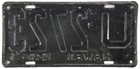 Vintage Hawaii 1949 Prestate License Plate U 2723