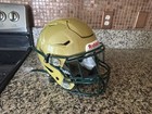 Riddell Speedflex Football Helmet Vegas Gold W  Green Facemask Adult Medium