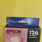 Epson 126 Magenta Ink Cartridge Brand New Sealed Exp 03 2017