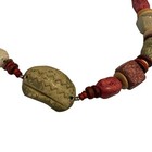 Vintage Tribal Native Bead Clay Necklace