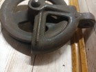 Vintage Wheel Pulley 4 5  Farmhouse Barn  Cast