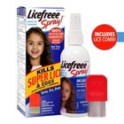 Licefreee Lice Spray For Kids Hair  Includes Professional Metal Nit   Lice Comb