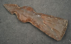 Tomahawk Head 5 4  Flint Spearhead Point Knife Blade Arrowhead I-666