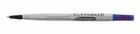 5 X Parker Quink Roller Ball Rollerball Pen Refills Blue Ink Fine Nib New Refill