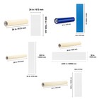 Vevor Carpet Protection Film 24  X 50 -200  Self Adhesive Car Mat Protector Pe