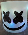 Spirit Halloween Marshmello Premium Light Up Dj Helmet Mask Tested Working Led