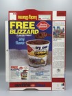 1987 Lucky Charms Cereal Box Dairy Queen Blizzard Ice Cream Mint Complete