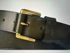 New Nwt Polo Ralph Lauren Men   s Signature Pony Leather Belt Size 36