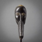 Dan Bird Mask With Beak On Custom Stand Liberia