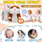Talking Speaking Hamster Plush Toy Voice Repeating Sound Record Kids Toys Gift