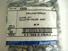  bag Of 500  T b Sta-kon F2039 Insulated Covered Ferrule 12 Awg 4 00mm2 Gray