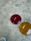Red   Amber Glass  Corning 8 3 8    Traffic Light Signal Lens You Get 2 Lenses