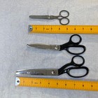 Vintage Wiss Pinking Shears Lot Cb7 Newark Nj Usa Sewing Fabric Scissors 3pc