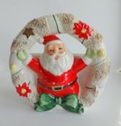 Vintage1960s Relpo Spaghetti Santa Planter 5 1 2 h Candy Holder Japan Rare