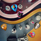 Guitar Picks 24 Pack Thin  Medium  Heavy Bass Guitar Pick With Tin Box guitar Pi