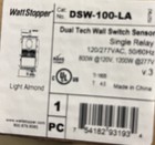 1 New Wattstopper Dsw-100-la Dual Tech Wall Switch Sensor 120 277v Legrand