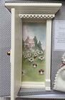 New White Magical Wood Tooth Fairy Door   Sandman Fairy Dust W  Pouch Kid Decor