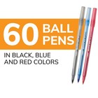 Bic Round Stic Xtra Life Assorted Ink 60 Count  pack Of 1   Colors
