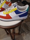 Nike Air Force 1 Low Top Leather Colorblock Lace-up Kids 6y Cq4215-102
