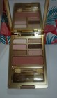 Estee Lauder Gift Set - Tiger Eye Lipstick   Eyeshadow Quad   Blush  Bag   Gift