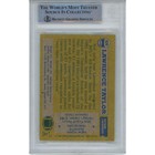 Lawrence Taylor Autographed 1982 Topps  434 Slabbed Trading Card Beckett 49388