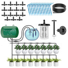 Solar Drip Irrigation System  Automatic Greenhouse Watering Kit With 15m Hose