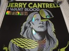 Jerry Cantrell I Want Blood North America Tour 2025 Foil Poster Rare