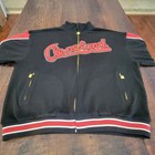 Cleveland Indians Jacket Negro League Baseball Museum Black Red Men s Size 3xl