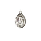 Sterling Silver Saint Thomas More Medal Pendant 24  Endless Chain Necklace