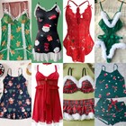 Women-christmas-sexy-lingerie-sleepwear-santa-dress-nightwear-underwear-babydoll
