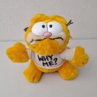 Vintage 1981 Dakin Garfield The Cat  why Me   Plush Stuffed Animal Toy 8  Nwt