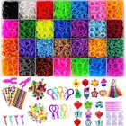 12080  Loom Bands Set  Rubber Bands For Bracelet Making Kit  Diy Arts   Craft   