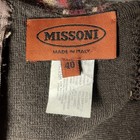 Vintage Missoni High Waisted Wool Mohair Striped Corset Pencil Skirt It 40 Xs
