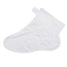 200pcs Clear Plastic Disposable Booties  Paraffin Bath Liners For Foot Pedicure