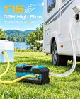Seesii Cordless Water Transfer Pump 175 Gph 75ft Lift 2x4 0ah Battery 6 6ft Hose