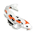 Pinmart s Japanese Koi Fish Animal Courage Trendy Enamel Lapel Pin