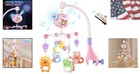 Crib Mobile With Music And Lights  Baby Mobiles For Cribs  Nursery Musical Mo   
