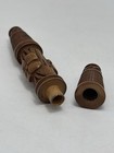 Antique Black Forest Wooden Sewing Needle Case Hand Carved Germany
