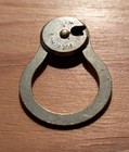 1879 Antique Keyring Fob Keychain Bronze Brass Mechanical Key Ring Trick Lock