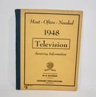 1948   1949 Supreme Publications Most Often Needed Television Servicing Manuals