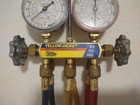 Yellow Jacket Flutterless Manifold A c Air Conditioner Gauges R-12 R-22 R-502