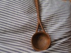A Amazing Carved Wood Toddy Ladle 19th Century Treen