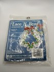 Lace  n Bead Christmas Ornament Craft Kit Makes 3 Bells Holiday Fibre Craft New